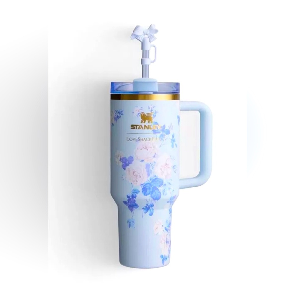 Stanley x Love Shack Fancy Quencher Tumbler 40 OZ Everblooming Rosettes
